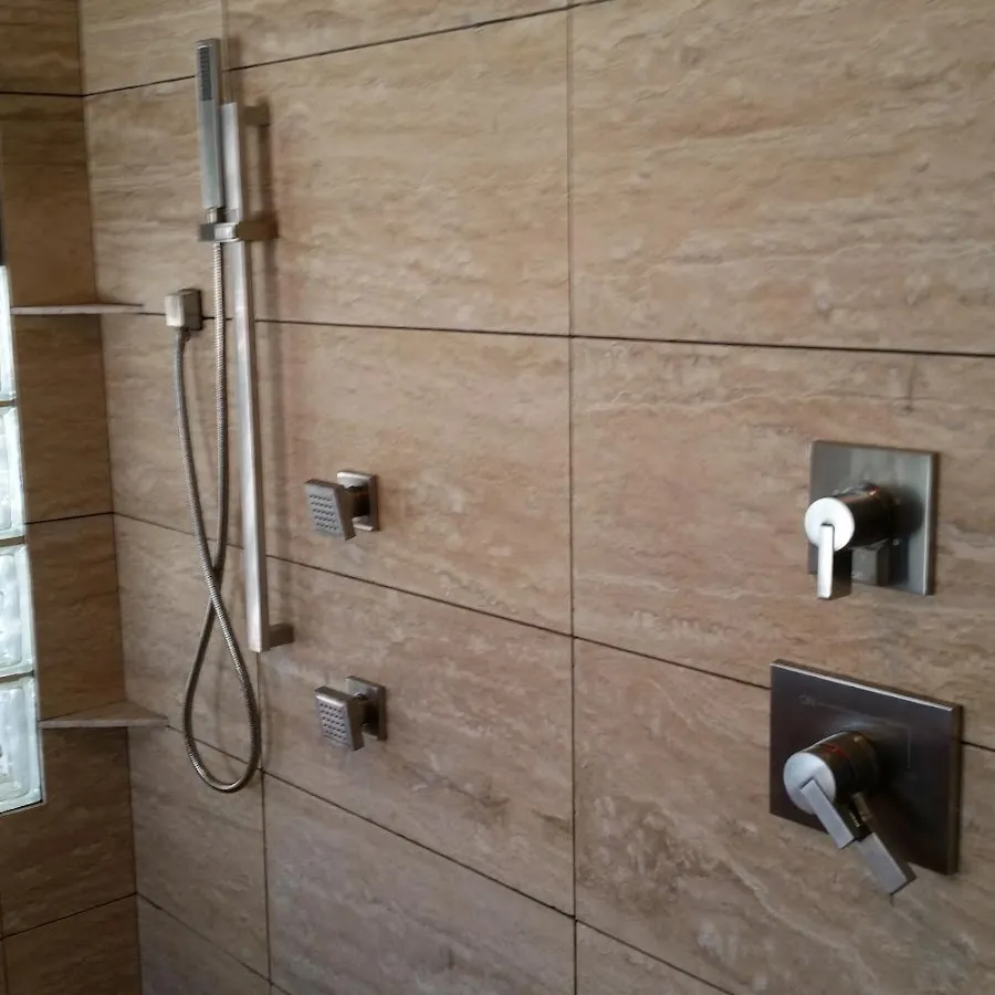 Shower fixture installation for Water Heater Replacement in Cumberland
